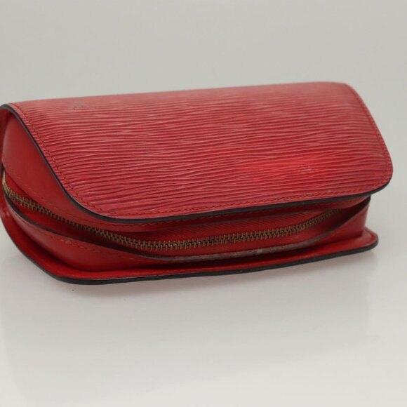 LOUIS VUITTON Epi Dauphine PM Pouch Castilian Red M48447 LV Auth th5819 - Picture 7 of 16